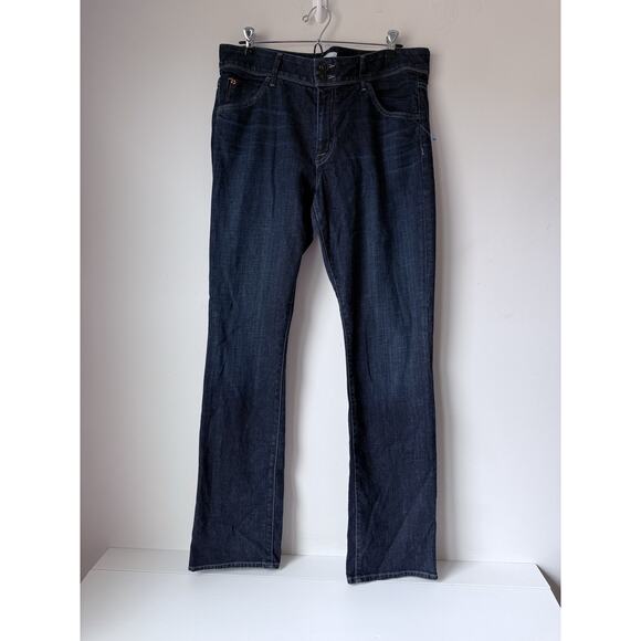 Hudson Denim - HUDSON Jeans Womens 34x33 Blue Beth Baby Boot Bootcut Tall Stretch Flap Pockets